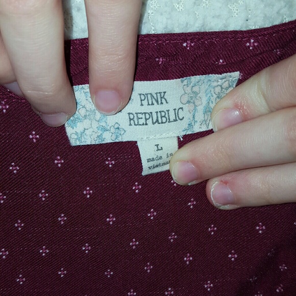 Pink Republic High Low Bohemian Shirt - Picture 5 of 6